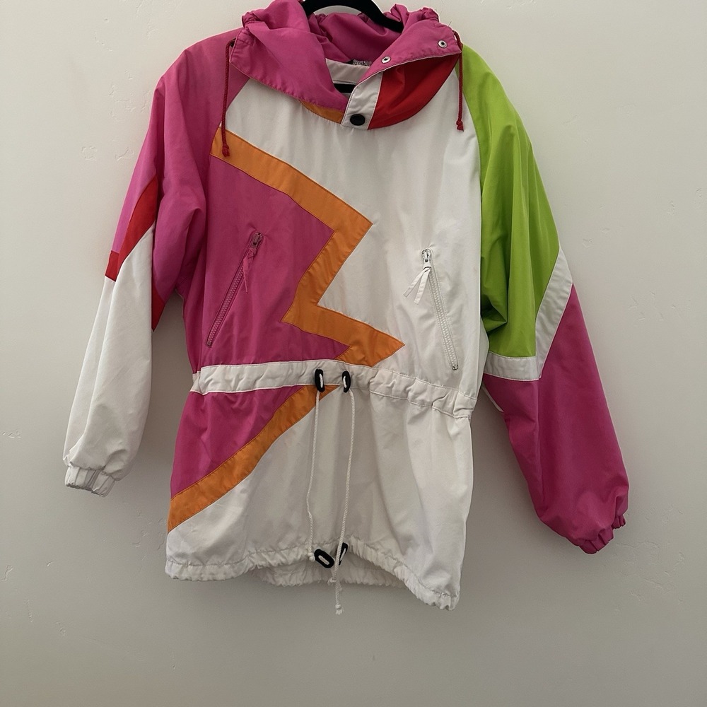 Vintage Mistral‎ Super Microft Color Block Jacket Size Small